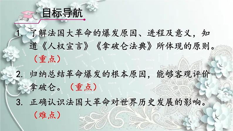 部编版历史九年级上册 第19课 法国大革命和拿破仑帝国 课件03