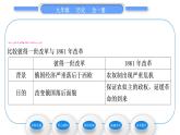 人教版九年级历史下第1单元殖民地人民的反抗与资本主义制度的扩展第2课　俄国的改革习题课件