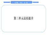 人教版九年級歷史下第3單元第一次世界大戰(zhàn)和戰(zhàn)后初期的世界第三單元總結(jié)提升習(xí)題課件