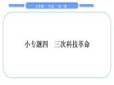 人教版九年級(jí)歷史下第6單元走向和平發(fā)展的世界小專題四　三次科技革命習(xí)題課件