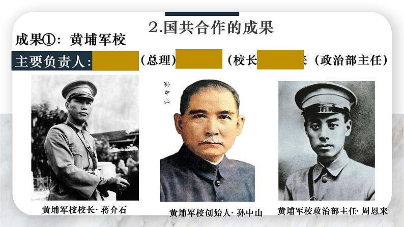 2022—2023学年部编版初中历史八年级上册第15课 国共合作与北伐战争课件第8页