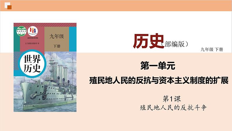 第1课 殖民地人民的反抗斗争课件---2021-2022学年初中历史部编版九年级下册02