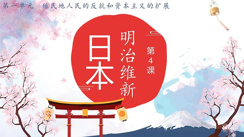 第4课 日本明治维新课件---2021-2022学年初中历史部编版九年级下册01