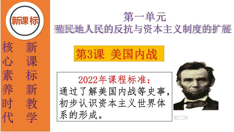 第3课 美国内战课件---2021-2022学年初中历史部编版九年级下册03