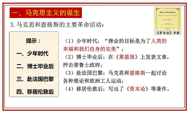 第21课 马克思主义的诞生和国际共产主义运动的兴起 课件-2021-2022学年部编版九年级历史上册第7页