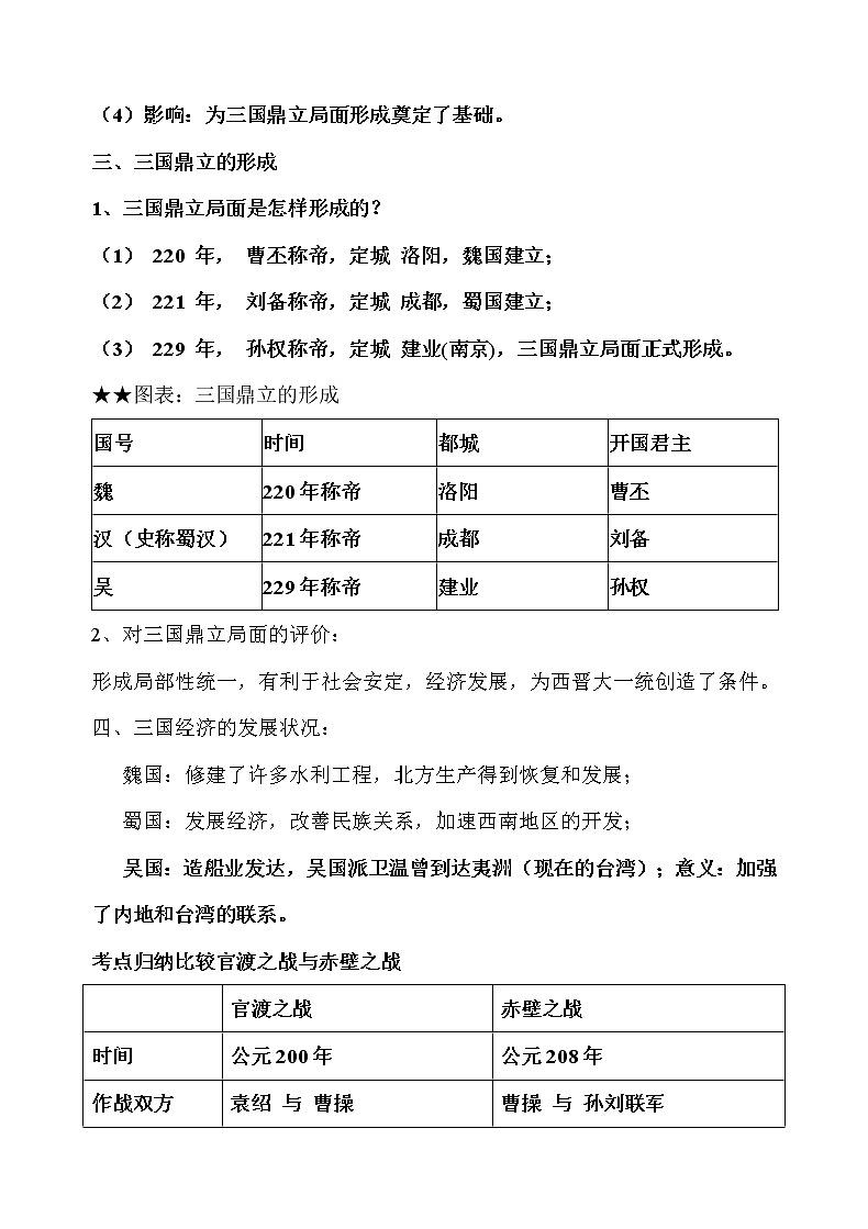 【重难点整合】部编版历史七年级上册 第四单元-教材知识点、重点、难点总结第2页