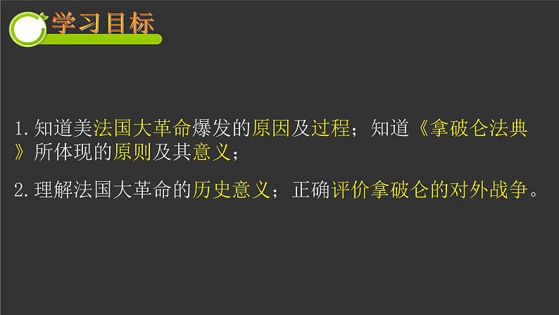 部编版九年级历史上册--第19课 法国大革命和拿破仑帝国（精品课件1）第2页