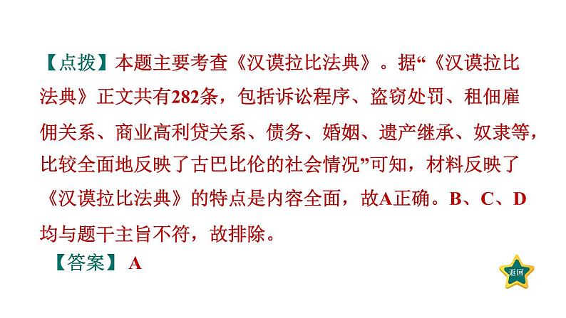 部编版九年级历史上册复习课件--专题一　古代的法律、宗教和改革第8页