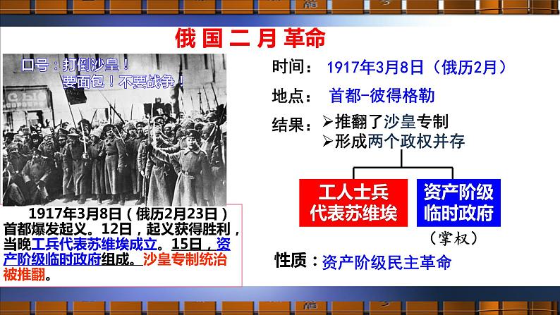 第三单元第一次世界大战和战后初期的世界复习课件---2021-2022学年初中历史部编版九年级下册06