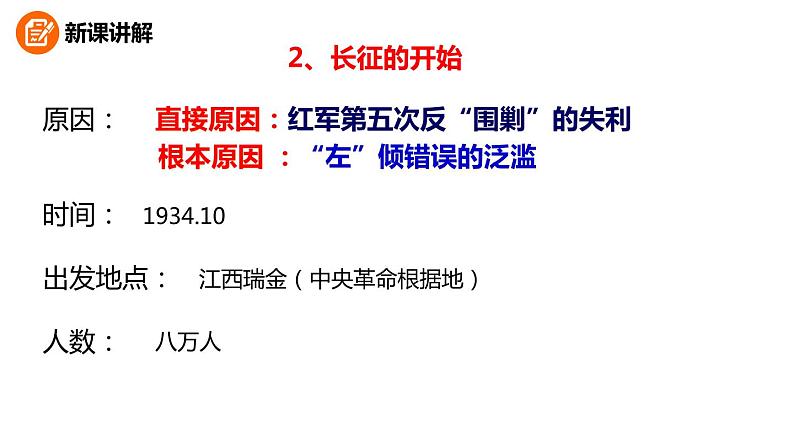 部编版八年级历史上册--第17课 中国工农红军长征（精品课件3）第6页