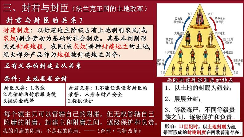 专题03 封建时代的欧洲（知识串讲+思维导图） - 2022-2023学年九年级历史上学期期中期末考点大串讲（部编版）08