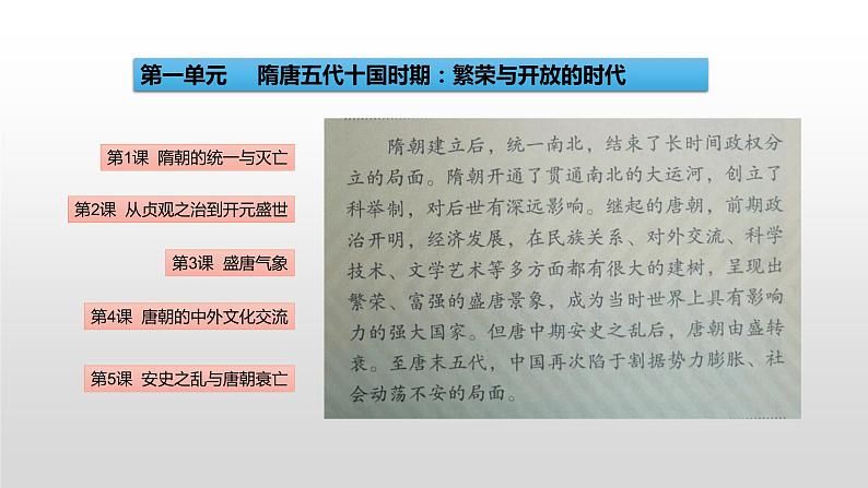 七下第一单元 隋唐时期：繁荣与开放的时代课件--2023届中考总复习02