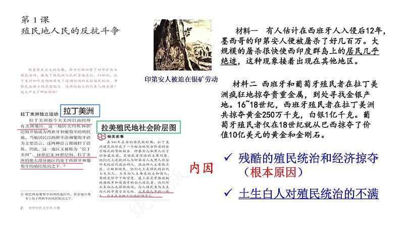 第1课 殖民地人民的反抗斗争课件---2021-2022学年初中历史部编版九年级下册第4页