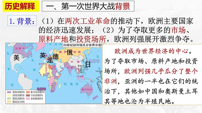 第8课 第一次世界大战课件---2021-2022学年初中历史部编版九年级下册第7页