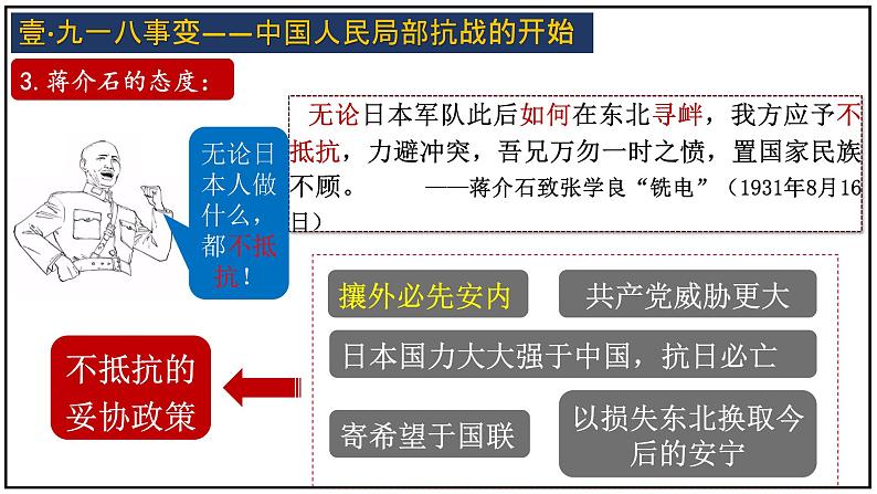 第18课 从九一八事变到西安事变课件---2022-2023学年初中历史部编版八年级上册06