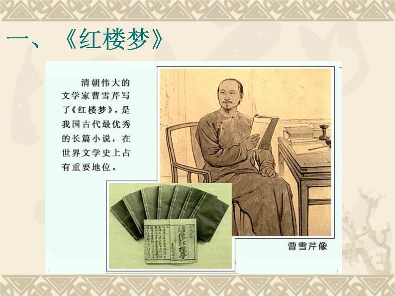 人教部编版历史七年下册《第21课 清朝前期的文学艺术》课件第5页