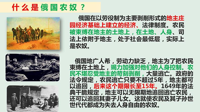 第2课 俄国的改革课件---2021-2022学年初中历史部编版九年级下册06