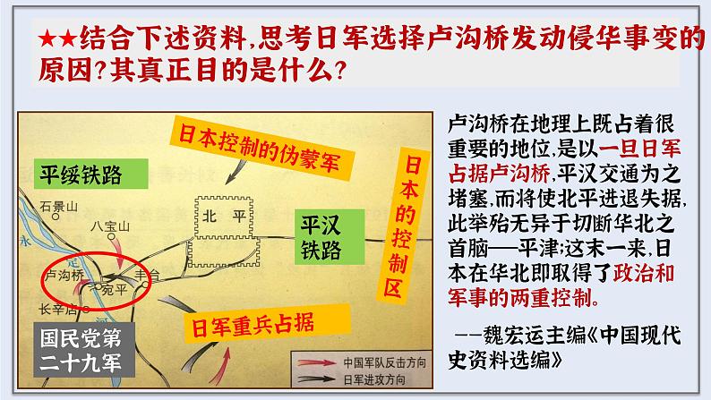 第19课七七事变与全民族抗战课件--2022—2023部编版初中历史八年级上册05