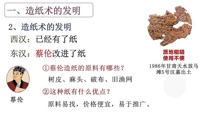 3.15两汉的科技和文化课件2021_2022学年部编版七年级历史上册第3页