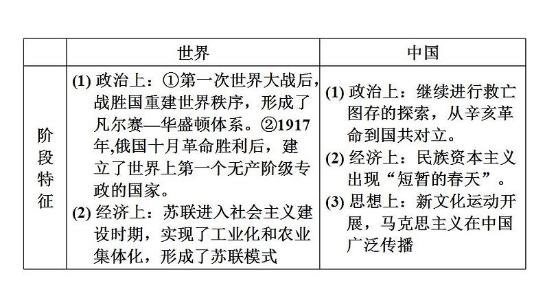 中考历史复习27.第一次世界大战和战后初期的世界教学课件第5页