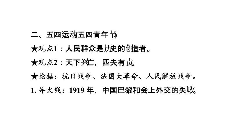 中考历史复习4.新民主主义革命的开始课件第6页