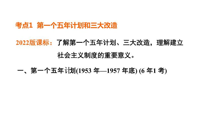 中考历史复习17.社会主义制度的建立与社会主义建设的探索教学课件第8页