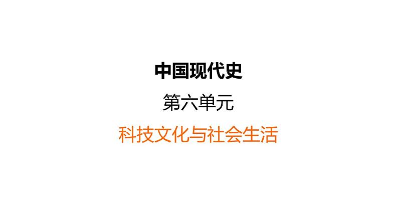 中考历史复习中国现代史课前背记知识点课件01