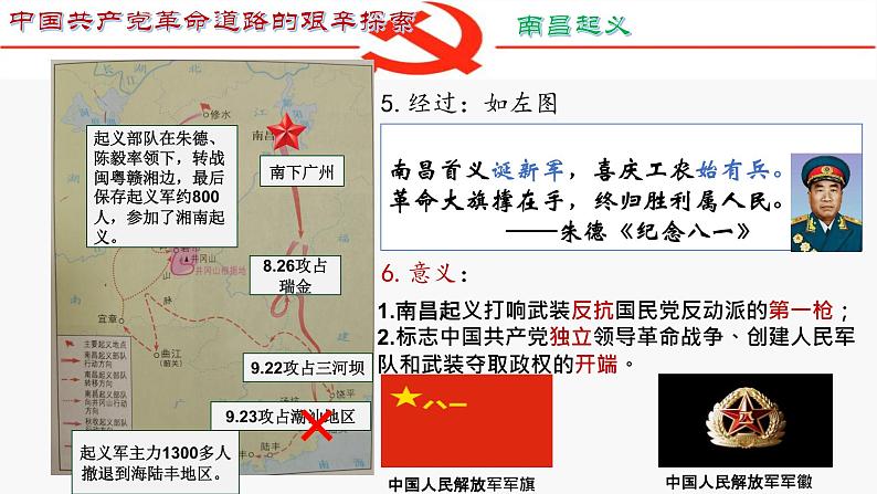 第16课 毛泽东开辟井冈山道路课件---2022-2023学年初中历史部编版八年级上册第6页