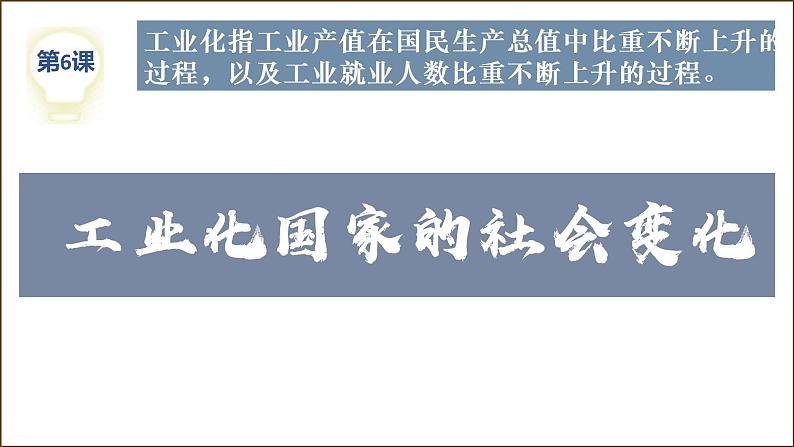 第6课 工业化国家的社会变化课件---2022-2023学年初中历史部编版九年级下册第1页