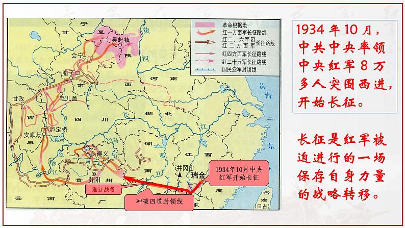 第17课 中国工农红军长征课件---2022-2023学年初中历史部编版八年级上册第8页