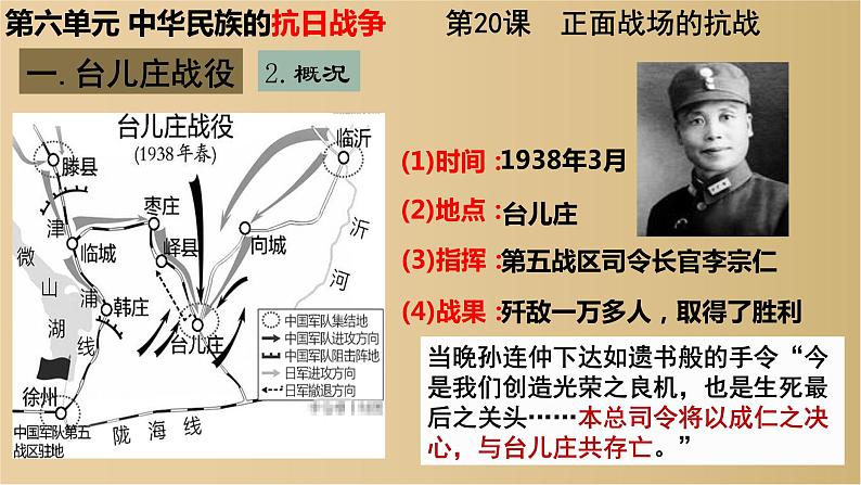 第20课 正面战场的抗战课件  2022-2023学年部编版八年级历史上册05