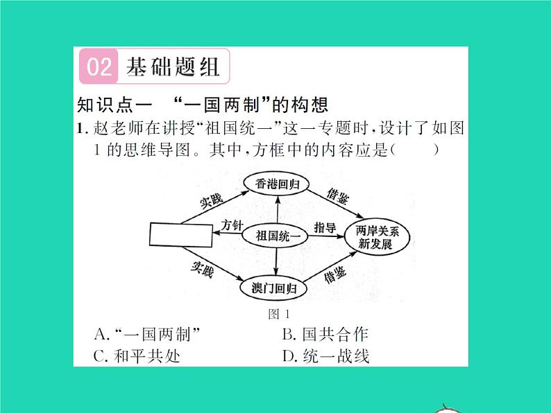 2022八年级历史下册第四单元民族团结与祖国统一第13课香港和澳门回归祖国作业课件新人教版06