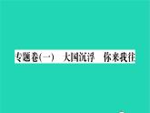 2022九年级历史下册专题卷一大国沉浮你来我往作业课件新人教版