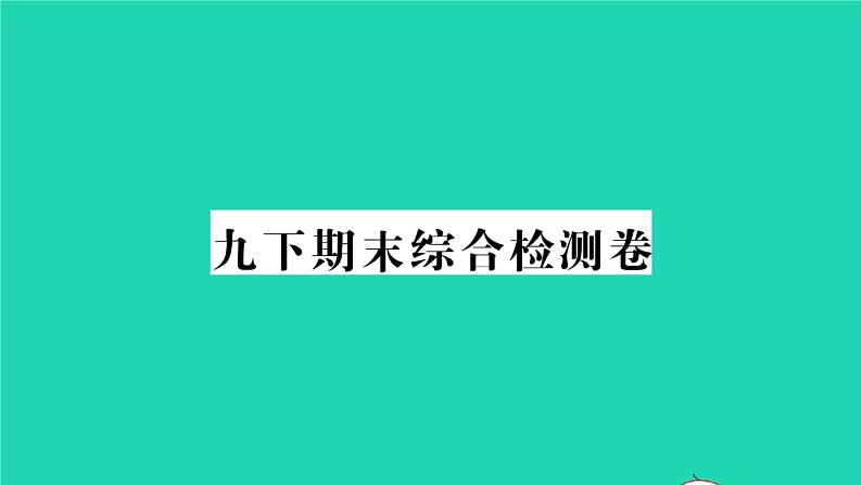 2022九年级历史下学期期末综合检测作业课件新人教版01