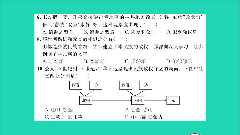 2022七年级历史下册时事热点专题卷二民族关系作业课件新人教版05