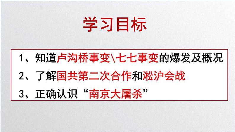 第19课 七七事变与全民族抗战课件---2022-2023学年初中历史部编版八年级上册第3页