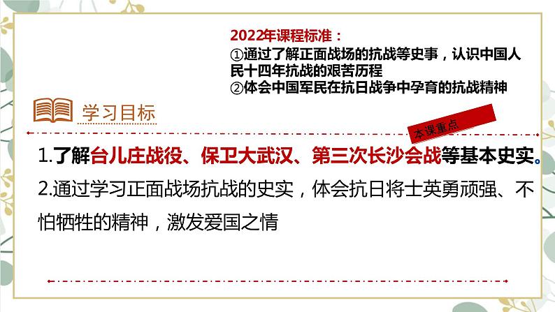 第20课 正面战场的抗战课件---2022-2023学年初中历史部编版八年级上册04