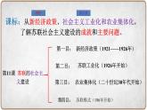 第11课 苏联的社会主义建设课件---2021-2022学年初中历史部编版九年级下册