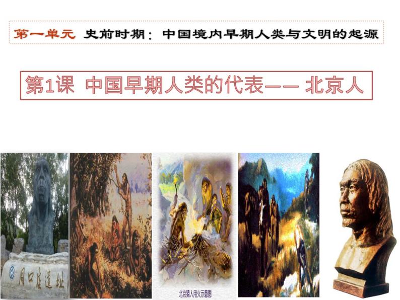 第1课 中国早期人类的代表──北京人 课件03