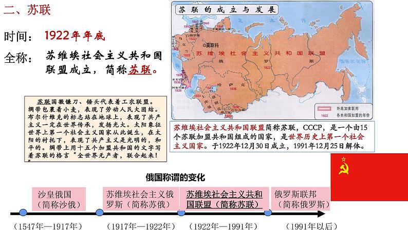 第11课 苏联的社会主义建设课件---2021-2022学年初中历史部编版九年级下册08