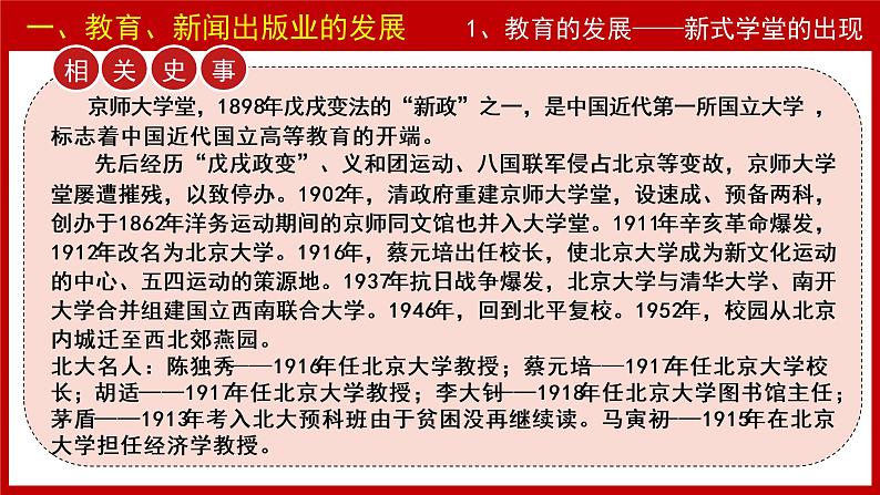 第26课 教育文化事业的发展课件---2022-2023学年初中历史部编版八年级上册第4页