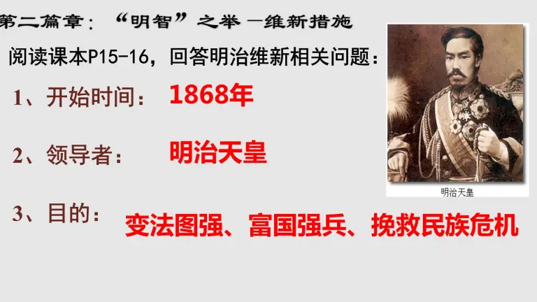 初中历史人教部编版九年级下册第4课日本明治维新集体备课课件ppt 教习网 课件下载 初中历史人教部编版九年级下册第4课日本明治维新集体备课课件ppt 教习网 课件下载