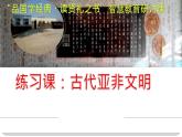 第一課 古代亞非文明 練習(xí)課課件PPT