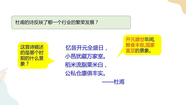 第3课 盛唐气象 课件+学历案（送教案+练习+背诵清单） 部编版七年级历史下册07