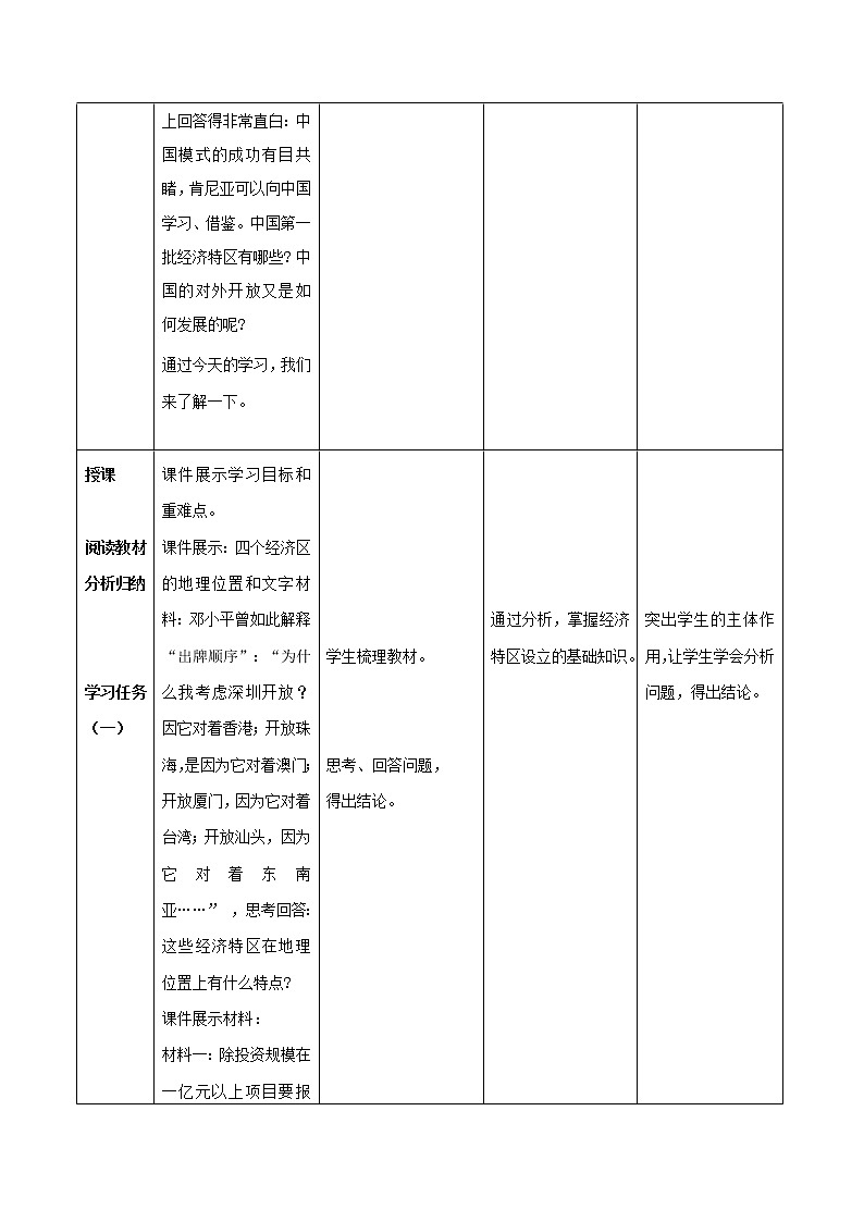 第9课 对外开放 课件+学历案（送教案+练习+背诵清单） 部编版八年级历史下册02