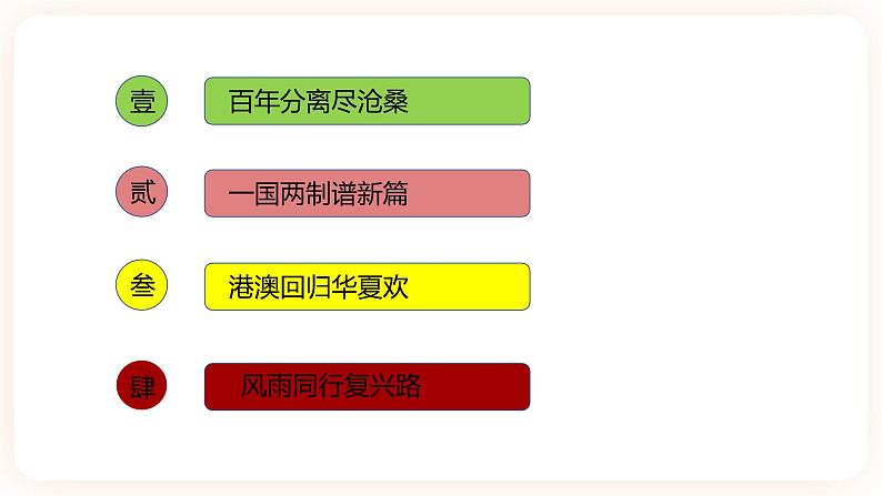 第13课 香港澳门的回归 课件+学历案（送教案+练习+背诵清单） 部编版八年级历史下册03