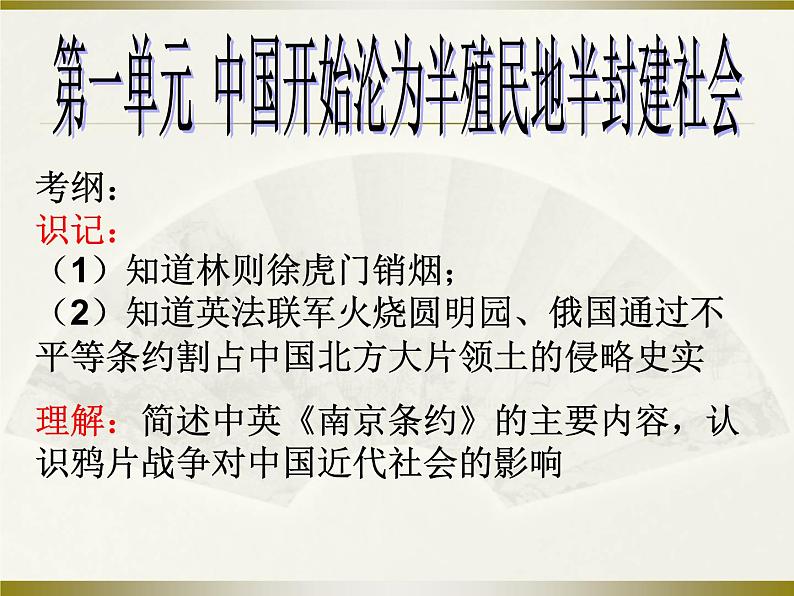 第一单元 中国开始沦为半殖民地半封建社会 复习课件第4页