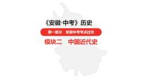 中考总复习历史（安徽地区）考点八年级上册第六单元  中华民族的抗日战争课件