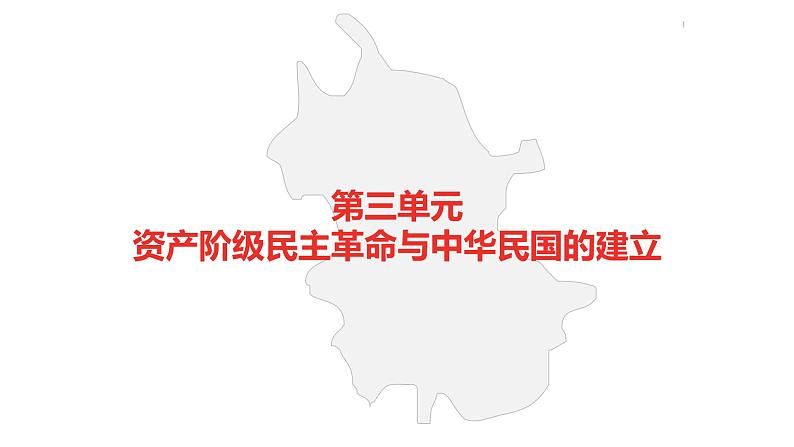 中考总复习历史（安徽地区）考点八年级上册第三单元  资产阶级民主革命与中华民国的建立课件第2页