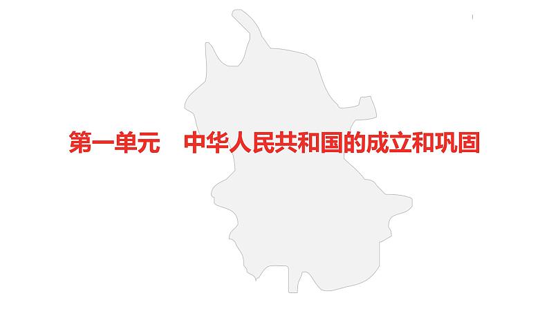 中考总复习历史（安徽地区）考点八年级下册第一单元　中华人民共和国的成立和巩固课件05